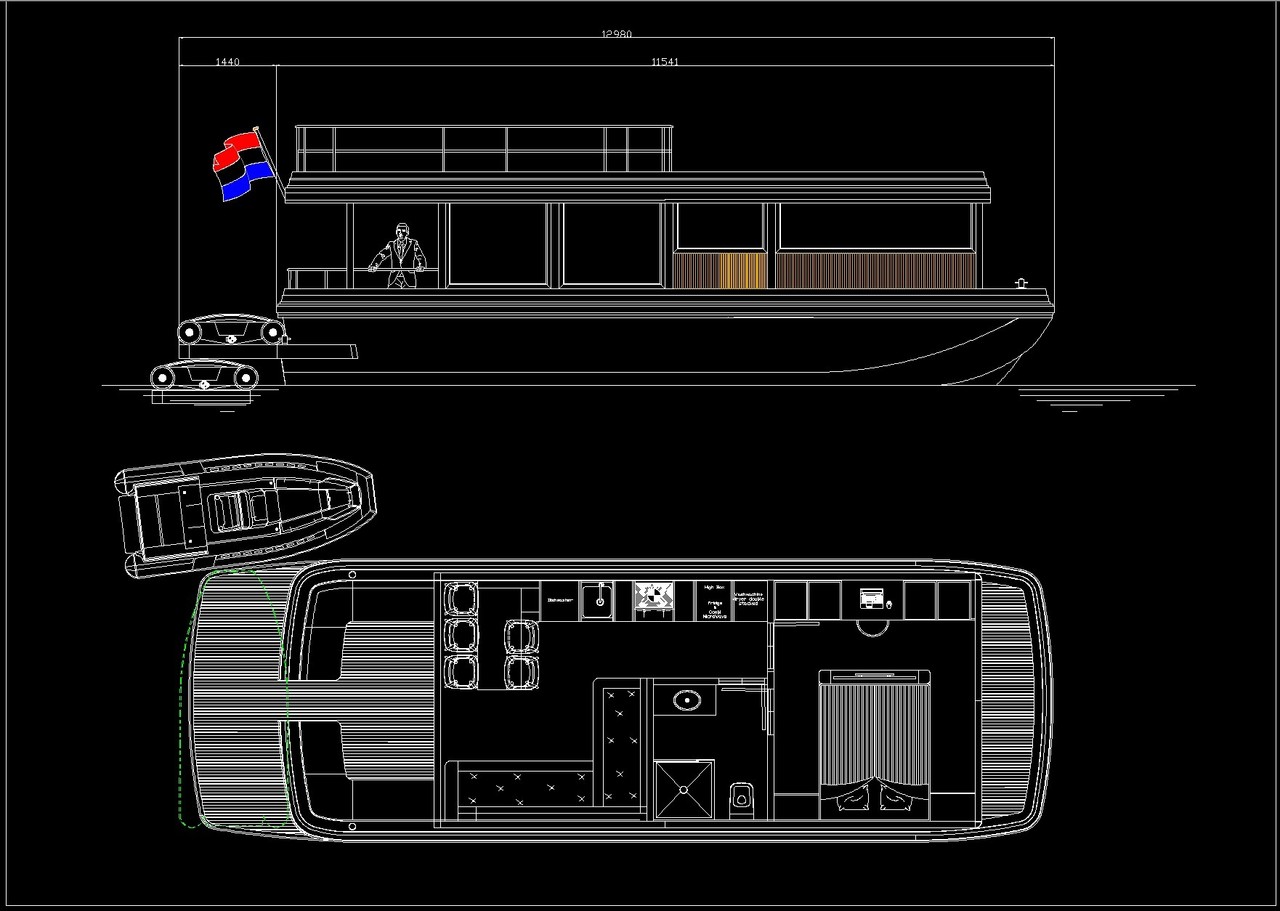 Divinavi M-420 Houseboat Single Level - billede 2