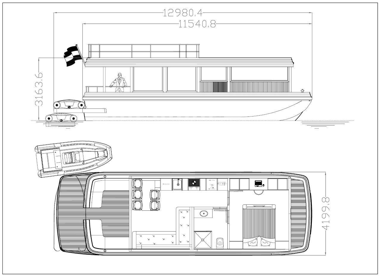 Divinavi M-420 Houseboat Single Level - image 3