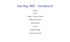Sea Ray Sundancer 460 - resim 4