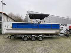 Pontoonboot 25FT 3-Tubes Blue - resim 3