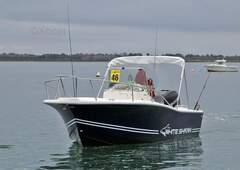 White Shark New Price.WHITE 225 navy Blue hull in - Bild 1