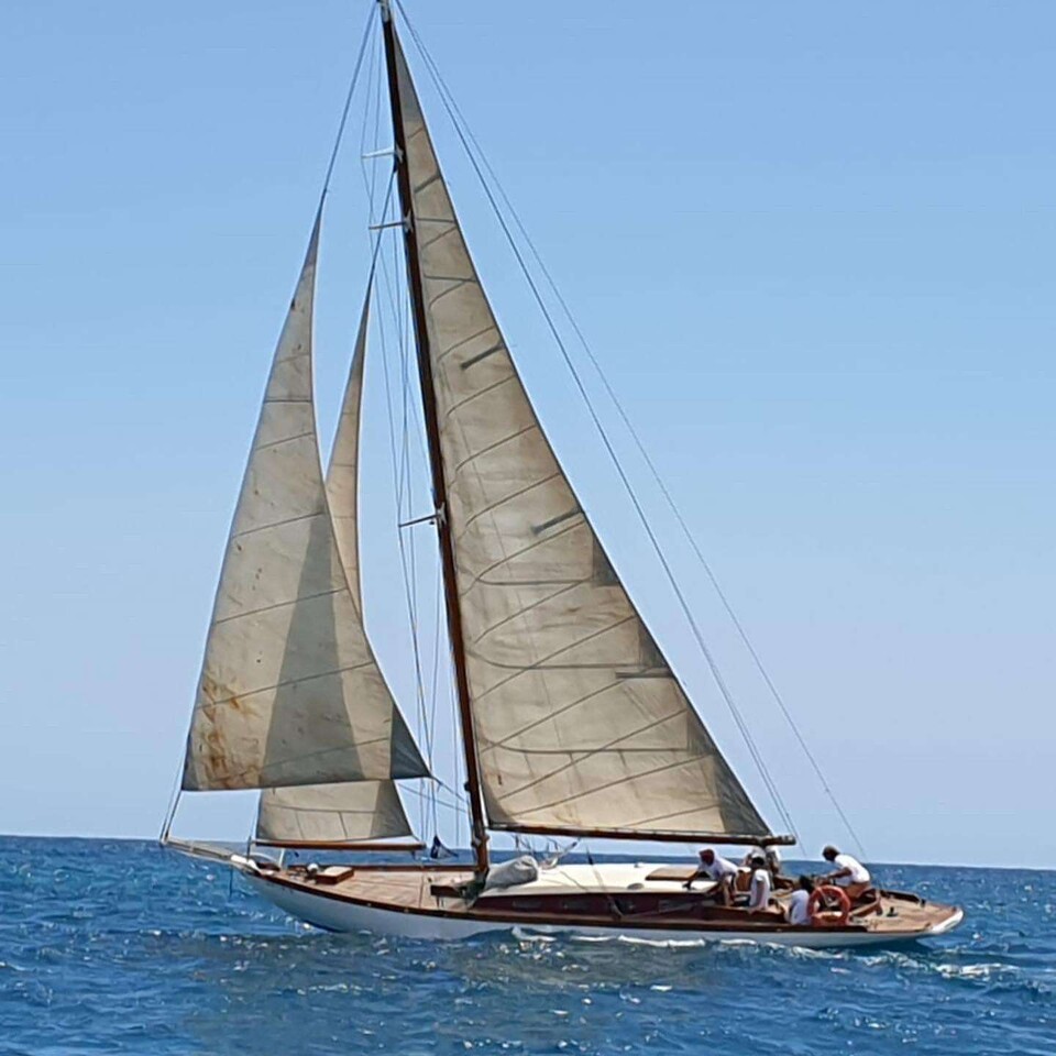 SK Classic Wooden Sailing BOAT Regatta - zdjęcie 2