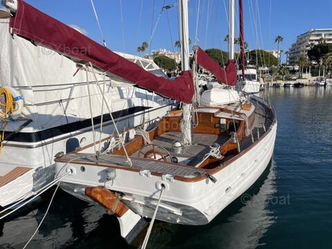 Taos Yacht Ketch Classic BOAT Wooden Ketch on