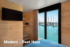 Boat Haus Mediterranean 8X4 Modern Houseboat - resim 10