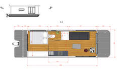 Hausboot ECO 10 (Houseboat Herstellung) - foto 8