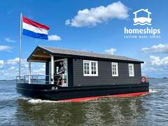 Homeship Vaarchalet 1250D Luxe Houseboat - resim 1