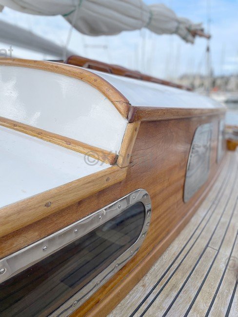 Richard Chassiron CF Classic Wooden Sailing BOAT - zdjęcie 2