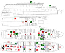 Dagpassagiersschip 221 Pers, Rijn Gecertificeerd - resim 2